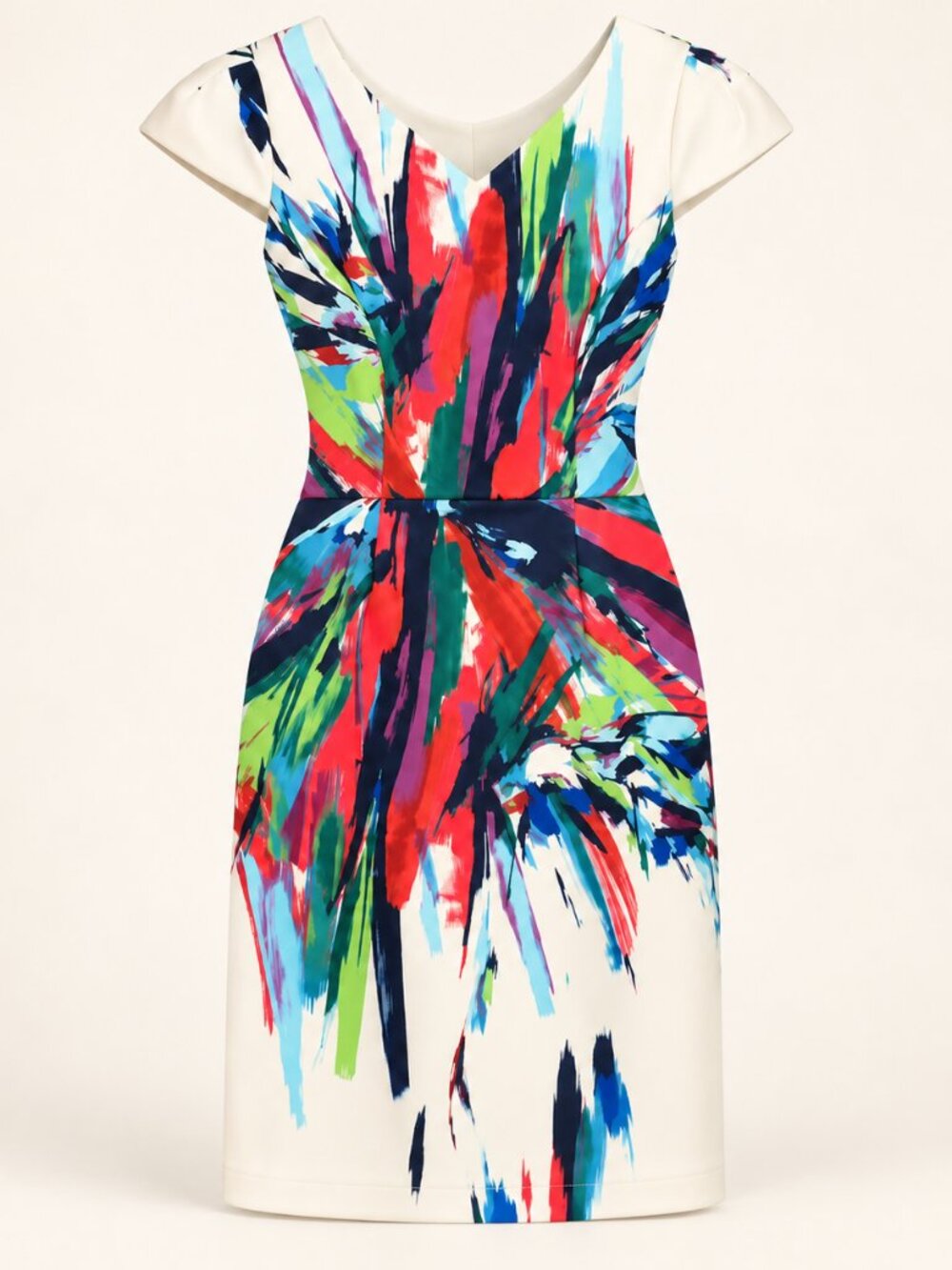 Isabel & Nina Abstract Brushstroke Dress Size 6